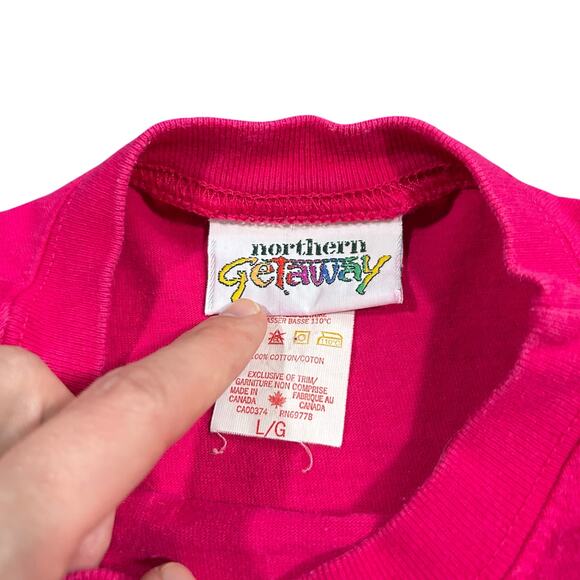 Vintage 90s Northern Getaway Horses Long Sleeve T-Shirt - Picture 4 of 5